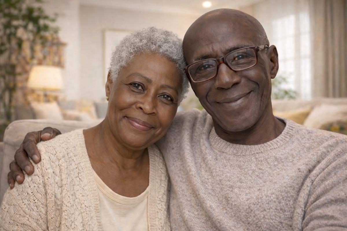 Warm senior living home